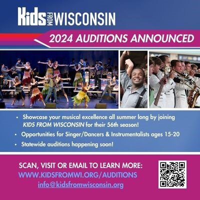 Kids From Wisconsin Statewide Auditions