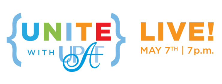 UNITE with UPAF LIVE! Variety Show Logo